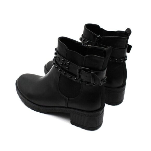 GC Shoes Black Ankle Boots - Picture 4 of 7